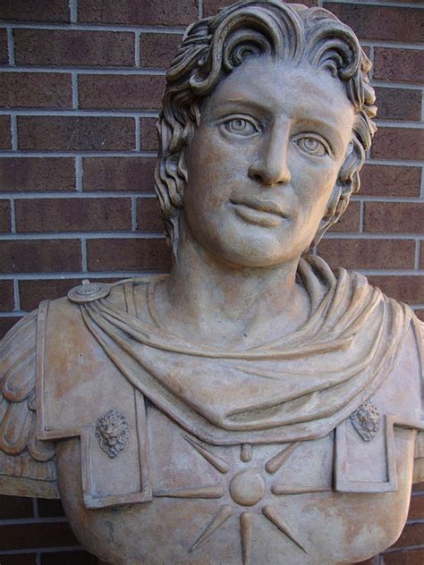 Alexander The Great Bust Stone Sculpture Sculpture By
