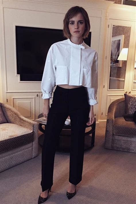 Emma Watsons Perfect White Shirt Is As Chic As It Is Ethical Emma