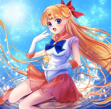 My Favourite Character Sailor Venus Soo Cute And My Fan Art Digital