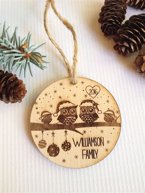 Items Similar To Personalized Christmas Ornament Engraved Christmas