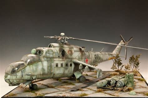 Mil Mi 24 135 Scale Model Scale Models Aircraft Modeling Military