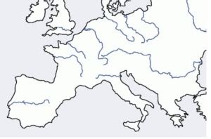 Extracción federación Disponible mapa rios de europa para imprimir