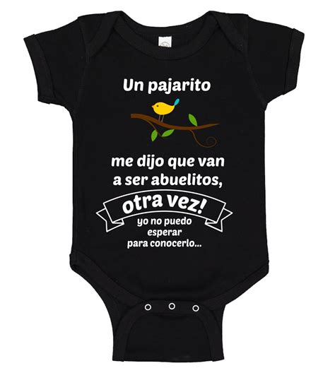 Un Pajarito Me Dijo Que Van A Ser Abuelitos Custom Pregnancy Etsy Italia