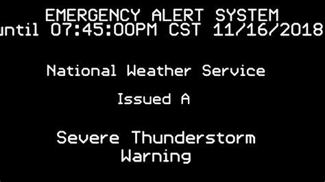 Hail this size can damage property such as plants, roofs and vehicles. EAS Mock - Severe Thunderstorm Warning for Milwaukee, WI ...