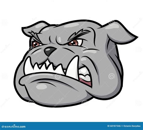 Aggressive Bulldog 3 Stock Vector Illustration Of Force 60187346