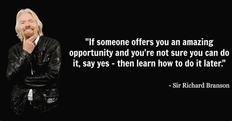 If someone offers you an amazing opportunity and you're not sure you