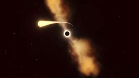 Black Hole Sucks Star Video Universe Events European Southern