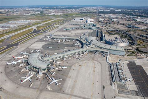Aerial Photo Terminal 1 Pearson International Airport