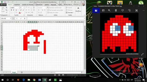 Excel Pixel Art Template