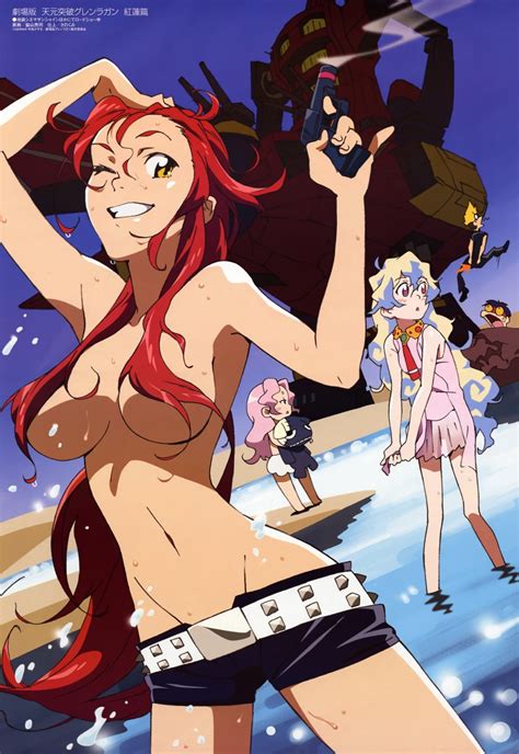 Yoko Littner Nia Teppelin Simon Darry Adai Kittan Bachika And 1 More Tengen Toppa Gurren