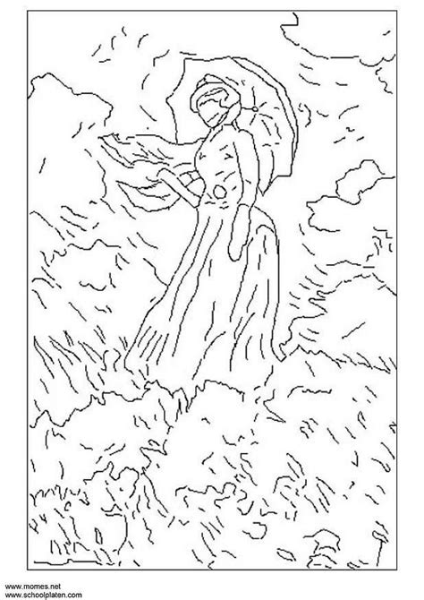 In some ways, monet probably had to choose a boring subject for example, an early morning summer sunrise makes a light and color much different than. Monet Coloring Pages | Famous art coloring, Famous art ...