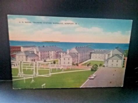 Postcard U S Naval Training Station Barracks Newport Ri Ebay