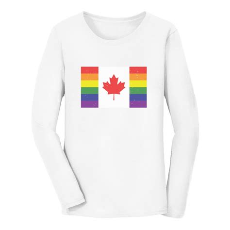 Canada Rainbow Flag Gay And Lesbian Lgbt Gay Pride Greenturtle