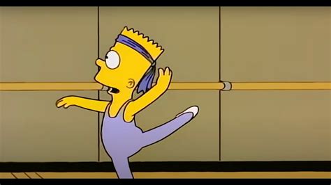 Bart Does Ballerina Classes The Simpsons Youtube