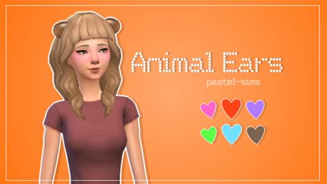 Pastel Sims Animal Ears ♥spoopy Day Is Coming Soon And I Need To