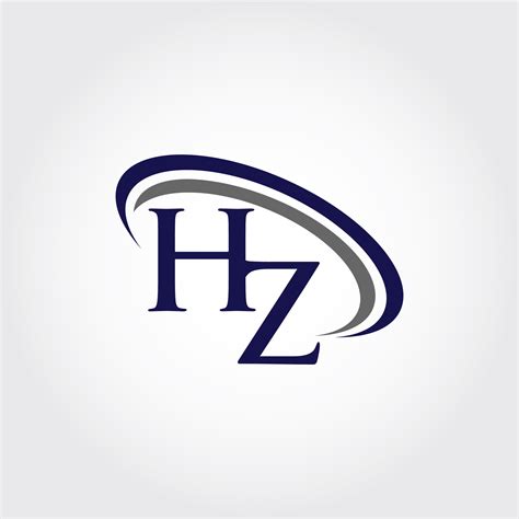 Monogram Hz Logo Design By Vectorseller Thehungryjpeg
