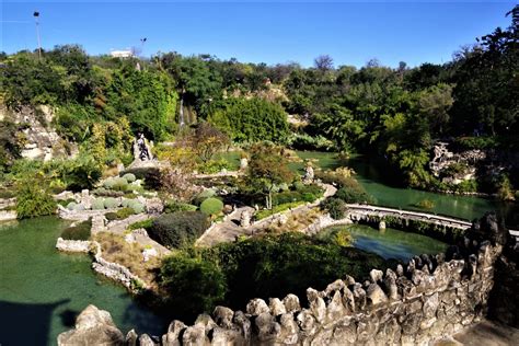 The Japanese Sunken Gardens In San Antonion Texas