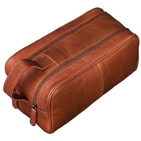 ✅ kauf auf rechnung ✅ 100 tagen rückgaberecht. STILORD "Valentin" Vintage Kulturtasche Herren Damen Leder ...