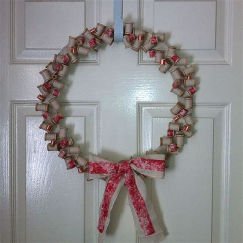 Wooden Spool Wreath Made It For My Mommy How To Make