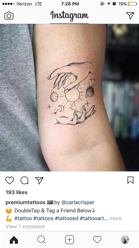 And just because a tattoo is little or simplistic doesn't mean it can't have a big impact. Pin by Miranda Rose on Tattoos | Hand tattoos, Planet ...