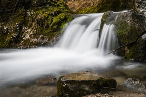 Free Images Landscape Nature Rock Waterfall Creek