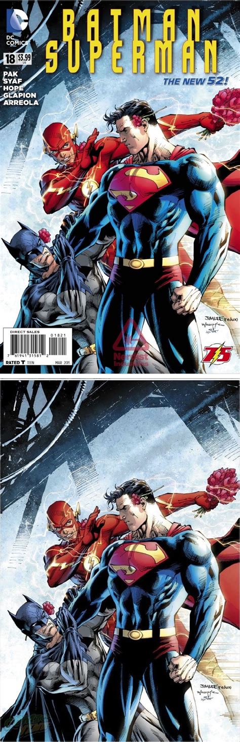 Jim Lee Batmansuperman 18 New 52 March 2015 Dc Comics Cover