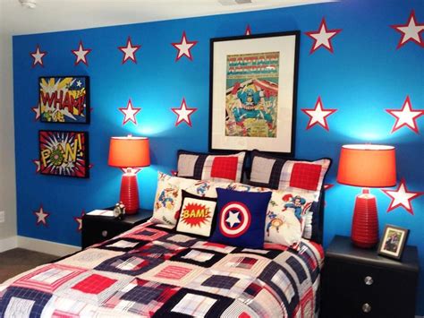 They're just the right thing to add a dramatic flair to. Superhero Bedroom Themes | Superhero room decor, Superhero ...