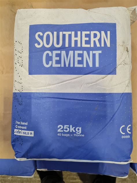 Southern Cement Bag 25kg Near Norwich Norfolk