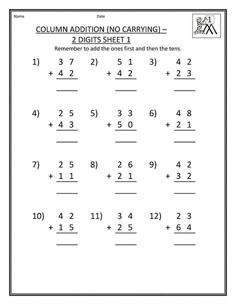 15 Addition Worksheets Grade 1 ~ Esl Worksheets Kids