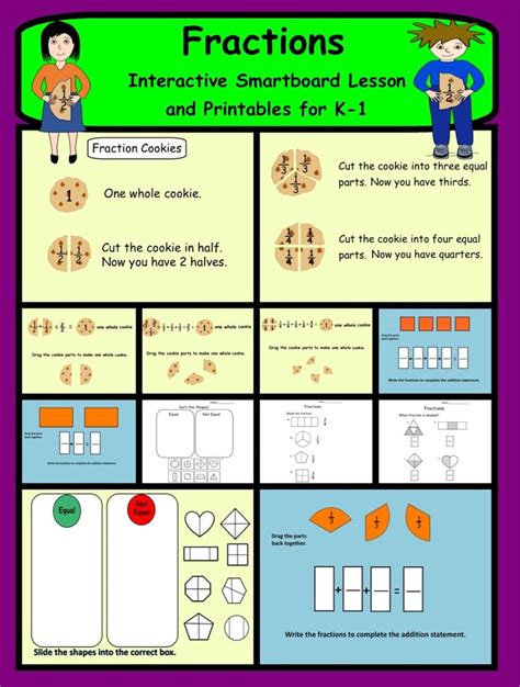 Interactive Smartboard Fractions For K 1 Smart Board Interactive
