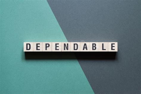 Dependable Word Concept On Cubes Stock Photo - Image of ...