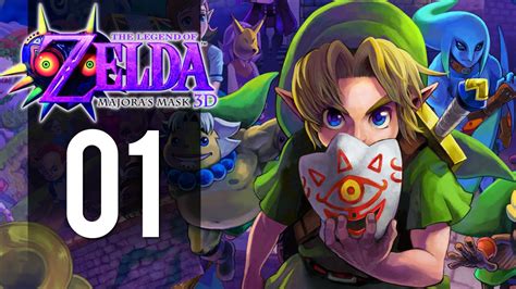 The Legend Of Zelda Majoras Mask 3ds Part 1 Deku Scrub Gameplay