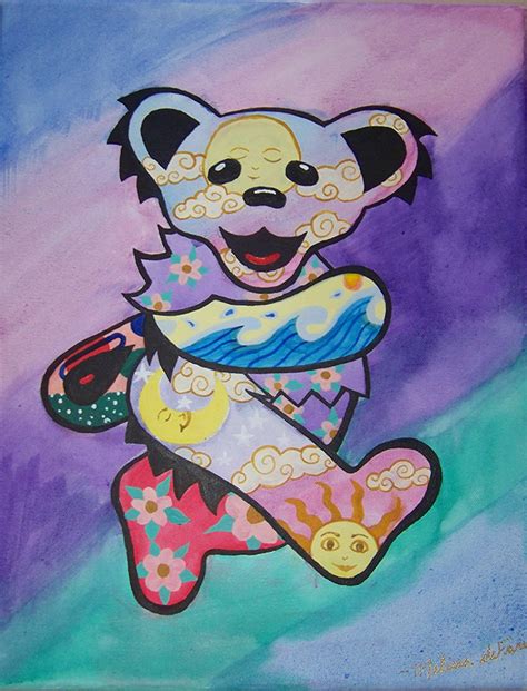 The first official appearance of the grateful dead bears as we know them was on the back cover of the album bear's choice. Grateful Dead Bear by vanillastar42405 on DeviantArt