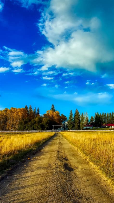 640x1136 Ranch In Fall Iphone 55c5sse Ipod Touch Wallpaper Hd