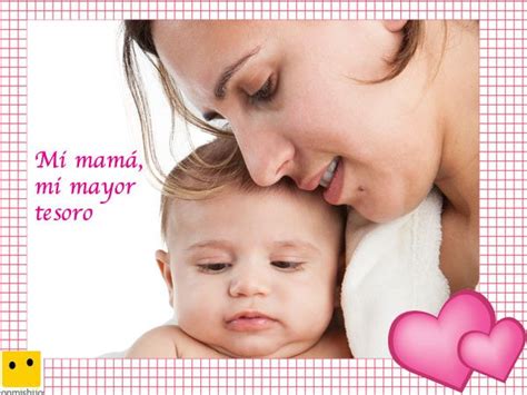 Postales Para Regalar El Día De La Madre Mamá Y Su Bebé