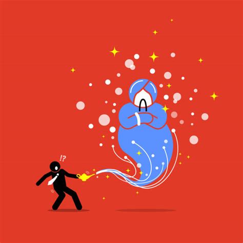 Genie In A Bottle Illustrations Royalty Free Vector