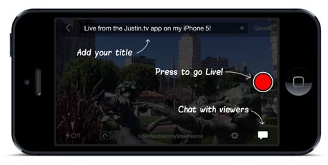 Justintv Live Iphone App On Behance