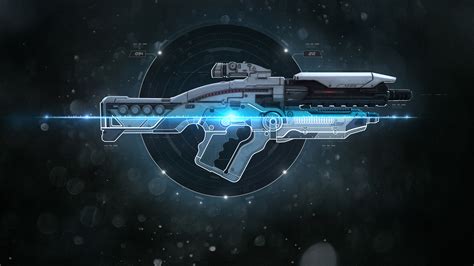 Mass Effect Assault Rifle 4k Wallpapers Hd Wallpapers Id 25191