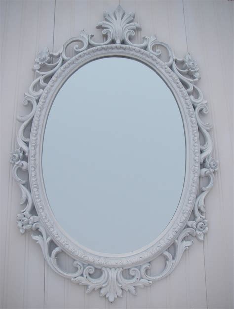 Antique White Oval Mirror Ideas On Foter