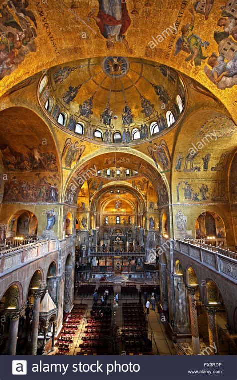 Amazing Mosaics Inside The Basilica Di San Marco St Mark