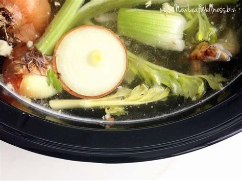 I'm slowly put surely making recipes using my instant pot (currently working on a chicken noodle soup!!). Homemade chicken broth in the crockpot - New Leaf Wellness