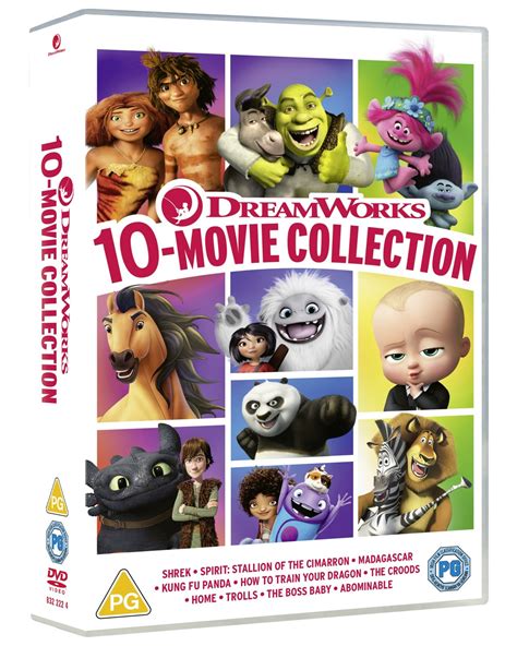 Dreamworks 10 Movie Collection Dvd Box Set Free Shipping Over £20