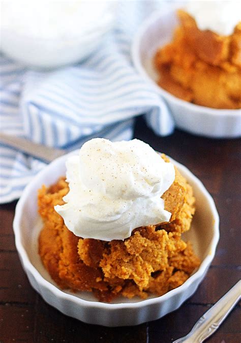 Slow Cooker Pumpkin Pie Pudding Life In The Lofthouse
