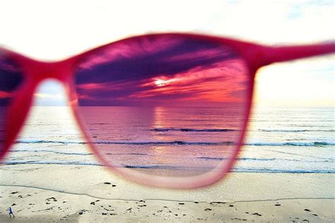 Sunset Through Rose Colored Glasses Rose Colored Glasses Rose Color Glasses