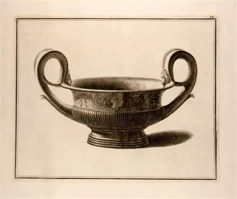 William Hamilton 1801 Dhancarville Antique Greek Vase Kantharos