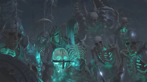 Diablo Iv Necromancer Skills Revealed Bone Darkness Blood Summons