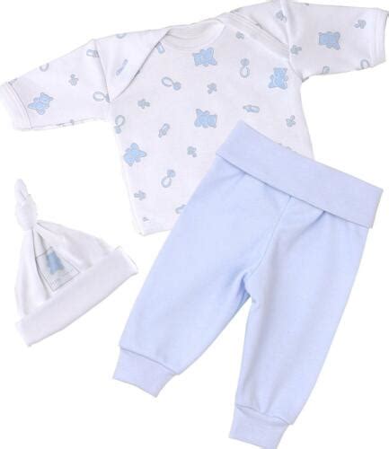 Babyprem Premature Baby Clothes For Boys Tiny Outfit 3pc Set 15 7