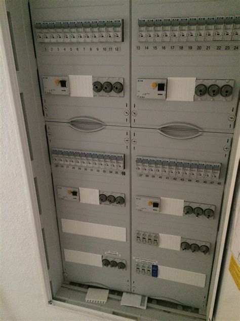 Dabei erfährt man, wie der strom im. Sicherungskasten vom Hotel und Appartement Haus ...