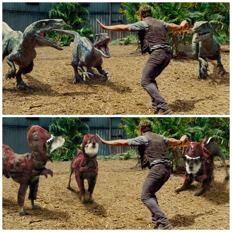 Jurassic Pup Puppies Replace Raptors In 6 Movie Scenes