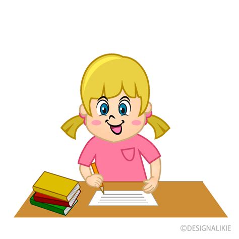 Writing Girl Clipart Clip Art Library